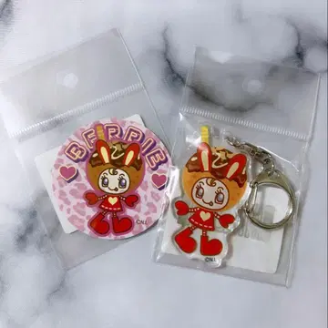 베리에짱 나루미야 캐릭터즈 오사카 타코야키 스티커 키링