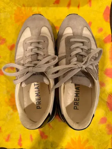 PREMIATA 그레이/화이트 스니커즈 LUC Y