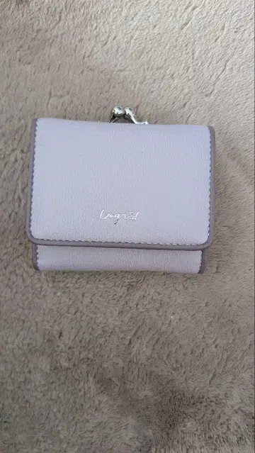 Ungrid 3단 폴더형 지갑 합성 피혁