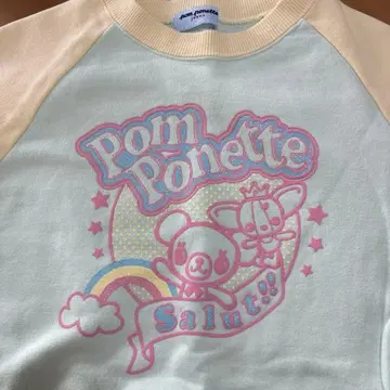 헤이세이 레트로 퐁퐁포넷 민트 군 트레이닝복 L (160) 나루미야