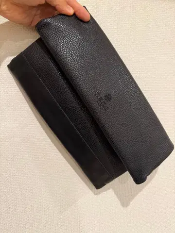 [ 나노 유니버스 ] 블랙 가죽 클러치백