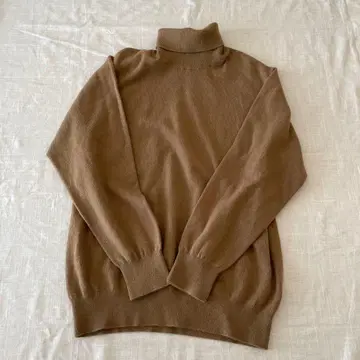 [ ALPHA ] 남성용 캐시미어 100% 터틀넥 니트