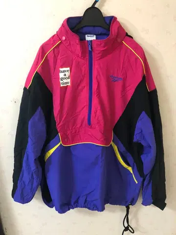 초레어 단종! have a good time 리복 나일론 지퍼