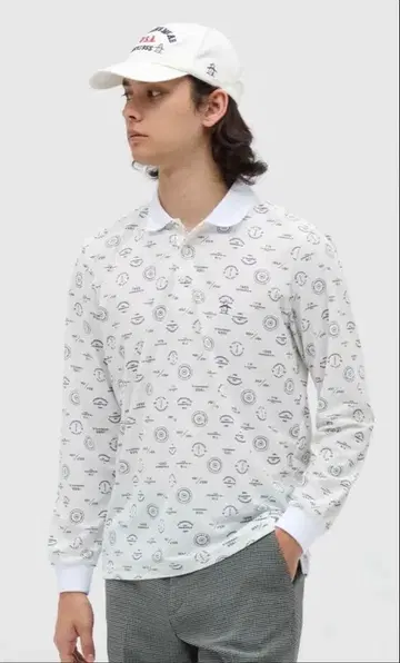 Munsingwear 긴팔 피케 셔츠 L