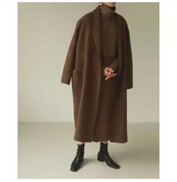 todayful 오버 사이즈 체크 코트 36