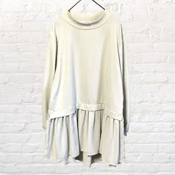 11742 글로벌 워크 푸하쿠 도킹 풀오버 M 베이지 계열 구제 의류