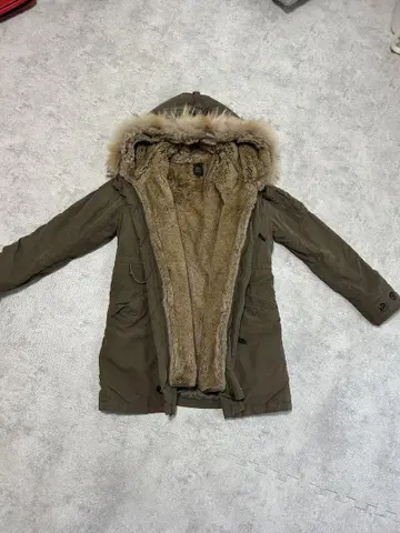 후드 부착 모즈 코트 38 사이즈