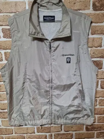골프웨어 먼싱웨어 GrandSlam 남성용 베이지 베스트 LL