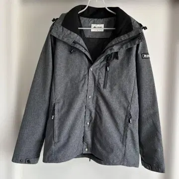 [ 새상품급 ] LOGOS 그레이 마운틴 파카 후드 부착