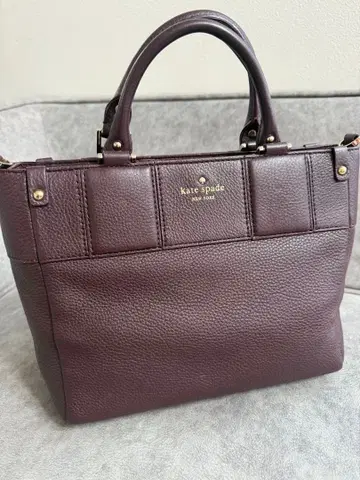 [ kate spade ] 다크 퍼플 토트백