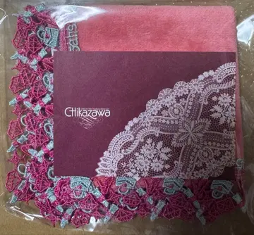 치카자와 레이스 25ans 뱅상캉 코랄 핑크 손수건