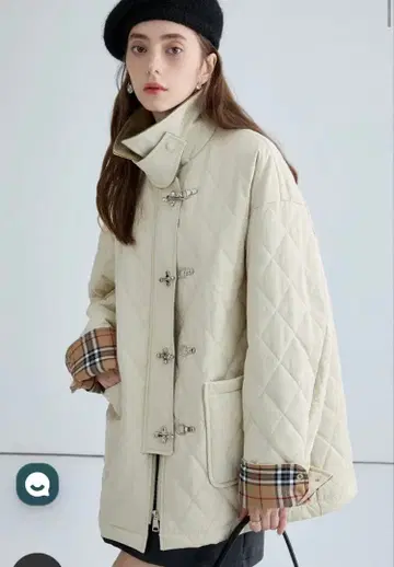 CHICandTHINGS / 절개 퀼팅 코튼 자켓 M