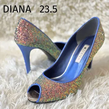새상품급 DIANA 다이애나 글리터 오픈토 23.5