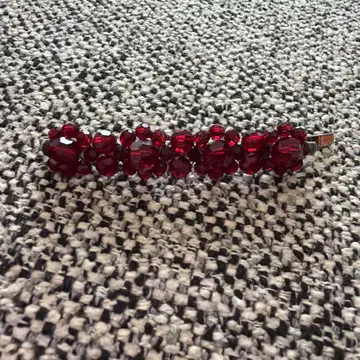 Simone rocha 빨간 꽃 모티브 헤어핀