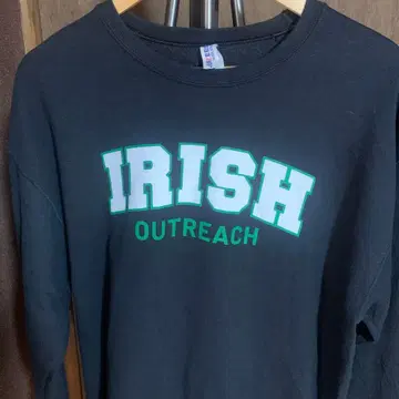 구제 의류 JERZEEZ 바디 프린트 맨투맨 사이즈 L