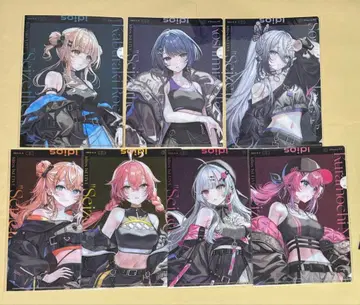 니지산지 Idios 미니 클리어 파일 7종 세트