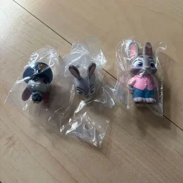 주토피아 주디 세트 묶음 판매 가챠가챠 소프트 비닐 마스코트