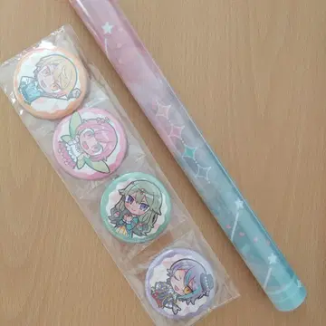 극장판 프로세카 Blu-ray 애니메이트 특전 원더쇼 포스터 캔뱃지