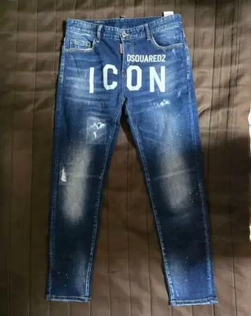 DSQUARED2 ICON 데미지 데님 청바지 34