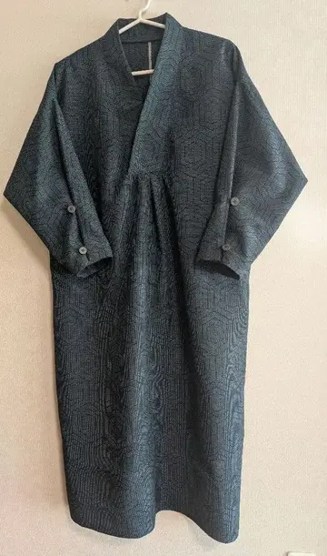 기모노 리메이크 으로 만든 기모노 코디풍 칼라 원피스