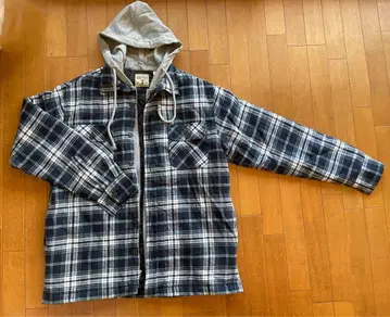 RED HEAD 후드 부착 체크 자켓 L