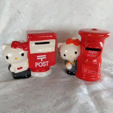 헬로키티 우체통형 저금통 세트