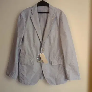 유니클로 드라이 라이트 허리 스트라이프 자켓 스트라이프 자켓