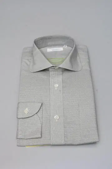 스트라이프 그레이 긴팔 셔츠 S 사이즈