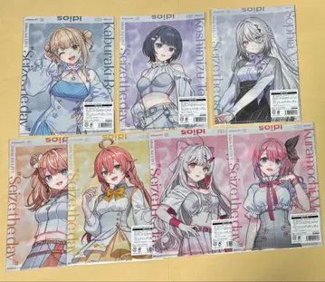 니지산지 idios 미니 클리어 파일 7종 세트