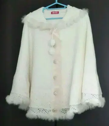 MA*RS 마즈 미사용 새상품 퍼 판초 화이트