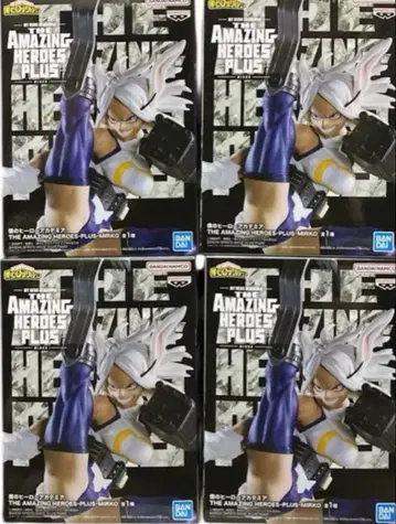 히로아카 THE AMAZING HEROES 미르코 피규어 4개 세트