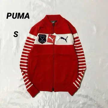 [ 미사용 택 포함 ] 푸마 PUMA 골프 드라이버즈 니트 W 지퍼 자수