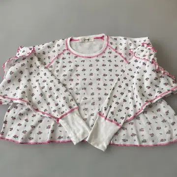 로즈버드 mag by c 써멀 티셔츠 꽃무늬