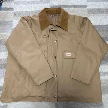 베이지 코튼 자켓