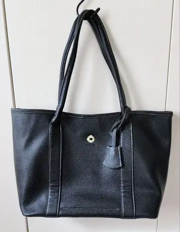 Misch Masch 블랙 토트백 꽃 모티브 포함