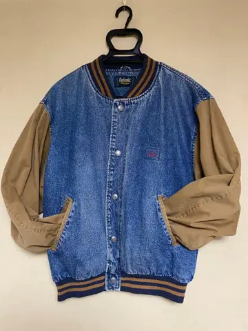 데님 바시티 자켓 구제 의류 Dunbrooke
