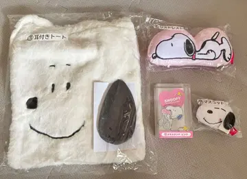 스누피 제일복권 귀 달린 토트백 메모 스탠드 마스코트 리스트레스트