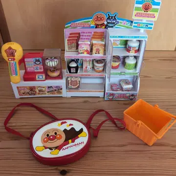 호빵맨 완구 가게 세트 미사용 호빵맨 백 포함