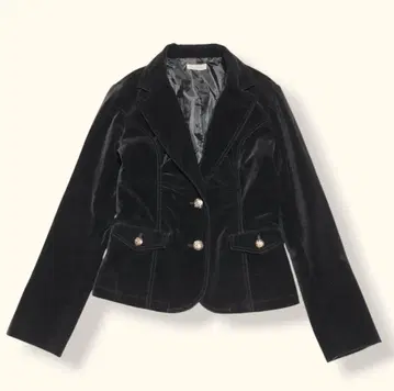 새상품급 아베베 스탠다드 벨벳 테일러드 자켓 블랙 38