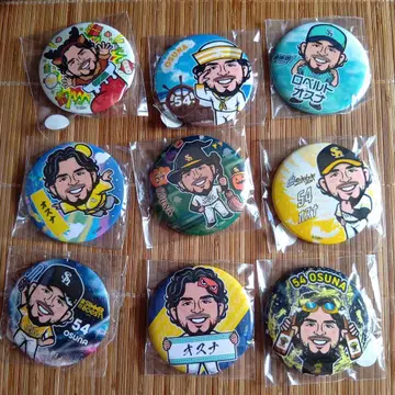 와카타카 가챠 소프트뱅크 호크스 오스나 선수 9종류 9점 세트