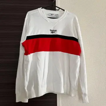 Reebok 트레이닝복 XL 화이트/레드/블랙