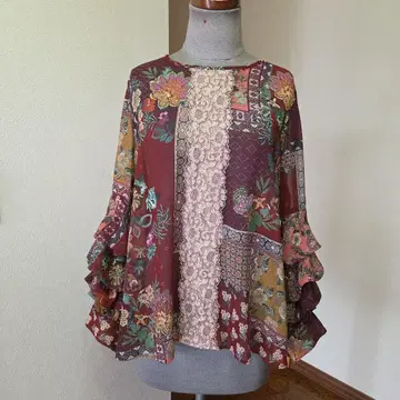 수입 로사 블라우스