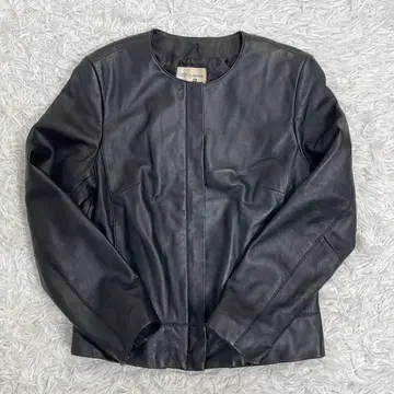 오토 컬렉션 노카라 라무 가죽 자켓 블랙 11호