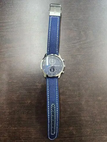 애니에스 b 크로노그래프 손목시계 네이비