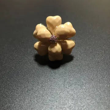 핑크 꽃 반지
