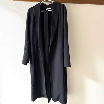 SLY 블랙 롱 코트