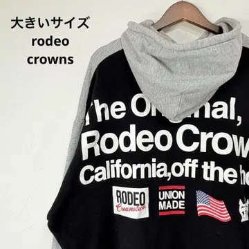 빅 사이즈 rodeocrowns 후드티