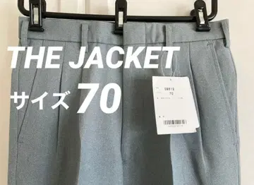 THE JACKET 슬랙스 그레이 2턱 일본제 W70