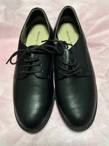 ORiental TRaffic 블랙 레이스업 슈즈