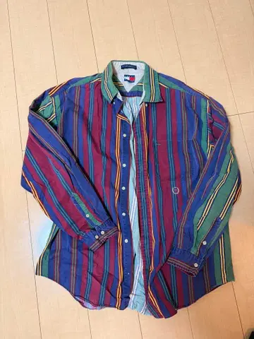 TOMMY HILFIGER 멀티 컬러 긴팔 셔츠 XL/XG